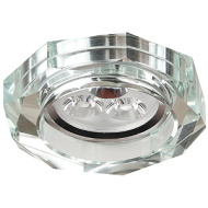 Cветильник светод. декор."стекло многогранник" DK LED 1SL 3*1W 280LM 220V 3200K ЭРА
