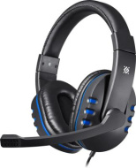 Игровая гарнитура Warhead G-160 черный+синий, кабель 2,5 м DEFENDER
