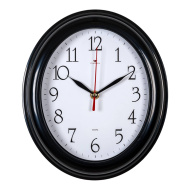 Часы 2623-002 корпус черный овал "Классика"