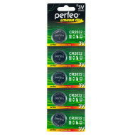 Эл. пит. Perfeo CR2032 5BL 
