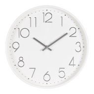 Часы 3017-002 корпус белый+серебро "Классика"