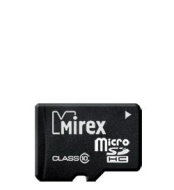 Карта памяти Micro-SD 8GB Mirex Class10 б/а (уценка, нарушена упаковка)