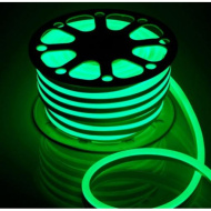Светодиодная лента "гибкий неон" ULS-N21-2835-120LED/m-8mm-IP67-220V Зеленый Uniel 1м, 7м