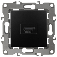 12-3114-05 ЭРА Розетка HDMI, IP20, антрацит