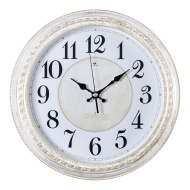 Часы 2950-107 корпус белый с золотом "Классика"