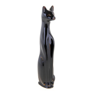 Копилка кот средний черный 172537
