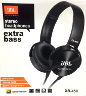Наушники+микрофон Extra bass JBL XB-450, черный