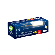LED-JC-220/6W/3000K/G4/CL Лампа  прозрачная. Теплый свет Uniel