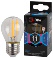 Лампа светод  ЭРА F-LED P45-11w-840-E27