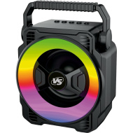 VS BT колонка 103-01 LED, FM, MP3 USB/TF, TWS, 5 Вт, черная