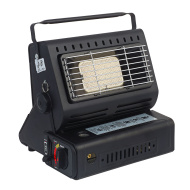 Обогреватель газ. + плитка тм ЕРМАК, 29х26х24см, 1.9кг, пьезоэлектрич.поджиг, цанг. захват/116-037