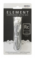 Универсальная мобильная гарнитура SmartBuy ELEMENT: REFLECT, белые (SBH-610)