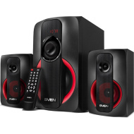 Акустич.система Sven MS-304, 2.1, FM, USB/SD, Bluetooth, 20 Вт+2х10 Вт, чёр.