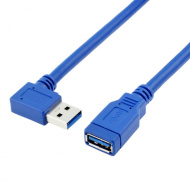 Орбита OT-PCC16 переходник USB 3.0 (штекер угловой USB - гнездо USB) 30см