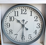 Часы арт 2901-S вырез цифры, серые