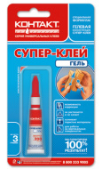 Клей КОНТАКТ Гель (3г) BL18