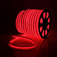 Светодиодная лента "гибкий неон" ULS-N21-2835-120LED/m-8mm-IP67-220V Красный Uniel  3м