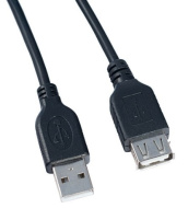 VS Кабель USB2.0 A вилка - А розетка, длина 1,8 м. (U518)