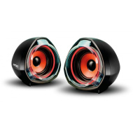 Perfeo колонки "TAM-TAM" 2.0, 2х3 Вт (RMS), чёрн, USB (PF-1001)