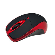 Perfeo мышь оптическая "ORION", 3 кн, DPI 1000, USB, чёрн/красн
