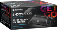 Портативная акустика Enjoy S900 черный, 10Вт, BT/FM/TF/USB/AUX DEFENDER