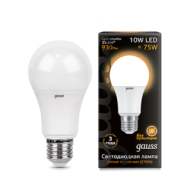 Лампа Gauss LED А60 10w E27 2700K
