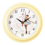 Часы 2121-147 корпус светло-жёлтый "Балерина" 