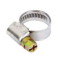 Хомуты металлические стандартное болтовое крепление 16-27мм, ширина 9мм, NG /680-008 