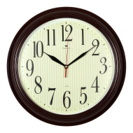 Часы 3527-126Br корпус коричневый "Классика в полоску" 