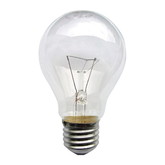 Лампа Калашниково А55 75W E27 230V прозр