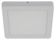 Светильник ЭРА квадратный накладной LED 9-18-4K 18W 220V 4000K, белый
