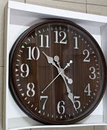 Часы арт 2901 вырез цифры, коричневые