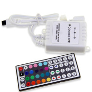 Rgb-контроллер ln-ir44b (12/24V, 72/144W, IR-ДУ, 44 кнопки)