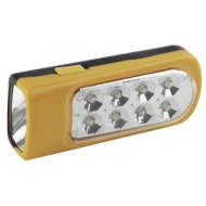 Фонарь Трофи TKB8L 2 в1 8LED +1LED, пластик, 3xAA