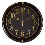 Часы 3328-002 корпус черный "Классика" 