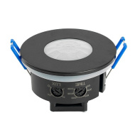 Датчик движения и освещенности 1200W 8m 120°(гориз.) 360°(верт.) чёрный, SEN55, FERON