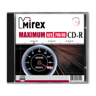 Диск Mirex CD-R Slim Maximum ПОШТУЧНО