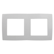 12-01 Рамка ЭРА, 12-5002-01, 2 пост, белый
