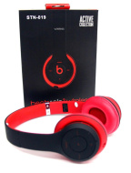 Наушники Monster Beats STUDIO STN-19+SD плеер+мик+радио+Bluetooth крас.