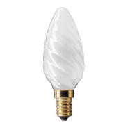 Лампа General Electric 40TC1/FR/Е14 (свеча витая, матовая)
