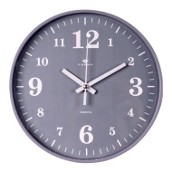 Часы 2019-007 корпус серый "Классика"