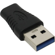 Адаптер Smartbuy USB3.1 Type C (Female) - Type A (Male), черный SBCAB-750K