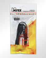 Кабель соединительный Mirex USB 2.0 AM-BM 1,8 метра (7221)