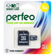 Perfeo microSD 8GB High-Capacity (Class 10) economy series