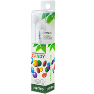 Вкладыши канальные Perfeo CANDY белые