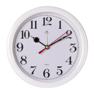 Будильник В4-043W корпус белый "Классика"