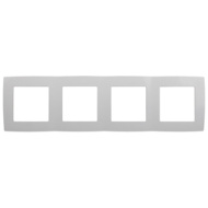 12-01 Рамка ЭРА, 12-5004-01, 4 пост, белый