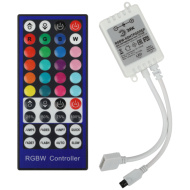 Контроллер ЭРА для светод. ленты с ИК пультом RGBW-Controller-12/24V-96/192W-IP20-IR