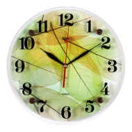 Часы 3030-782 стекло "Листья" 