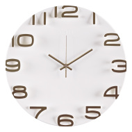 Часы 3430-001 корпус белый с золотом "Классика" 